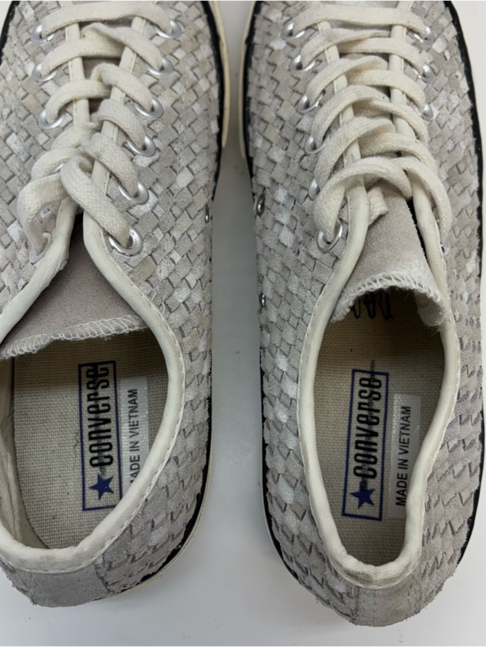 Converse Chuck Taylor All Star 70 Ox Woven Low Top Sneakers Light Gray W 10/M 8 - Picture 8 of 10